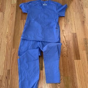 2 Sets of Blue Universal Scrubs-ADAR